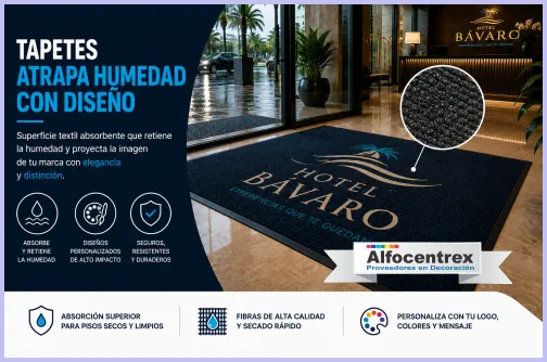 Tapetes Atrapa Humedad con Diseño Alfocentrex