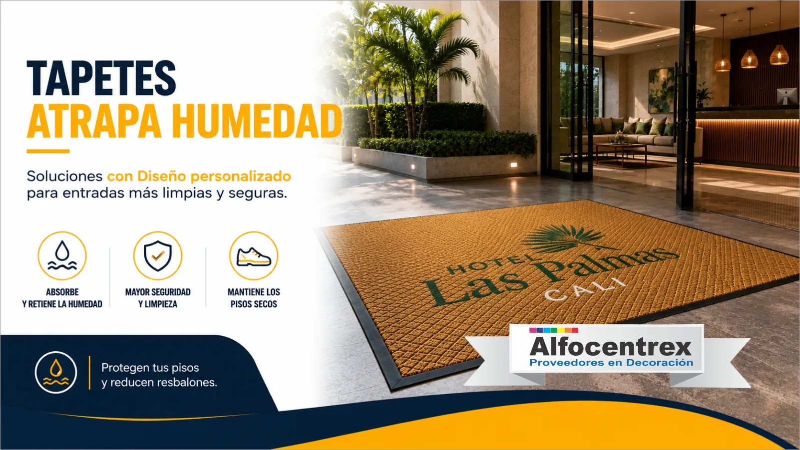 Tapetes Atrapa Humedad Personalizados Alfocentrex