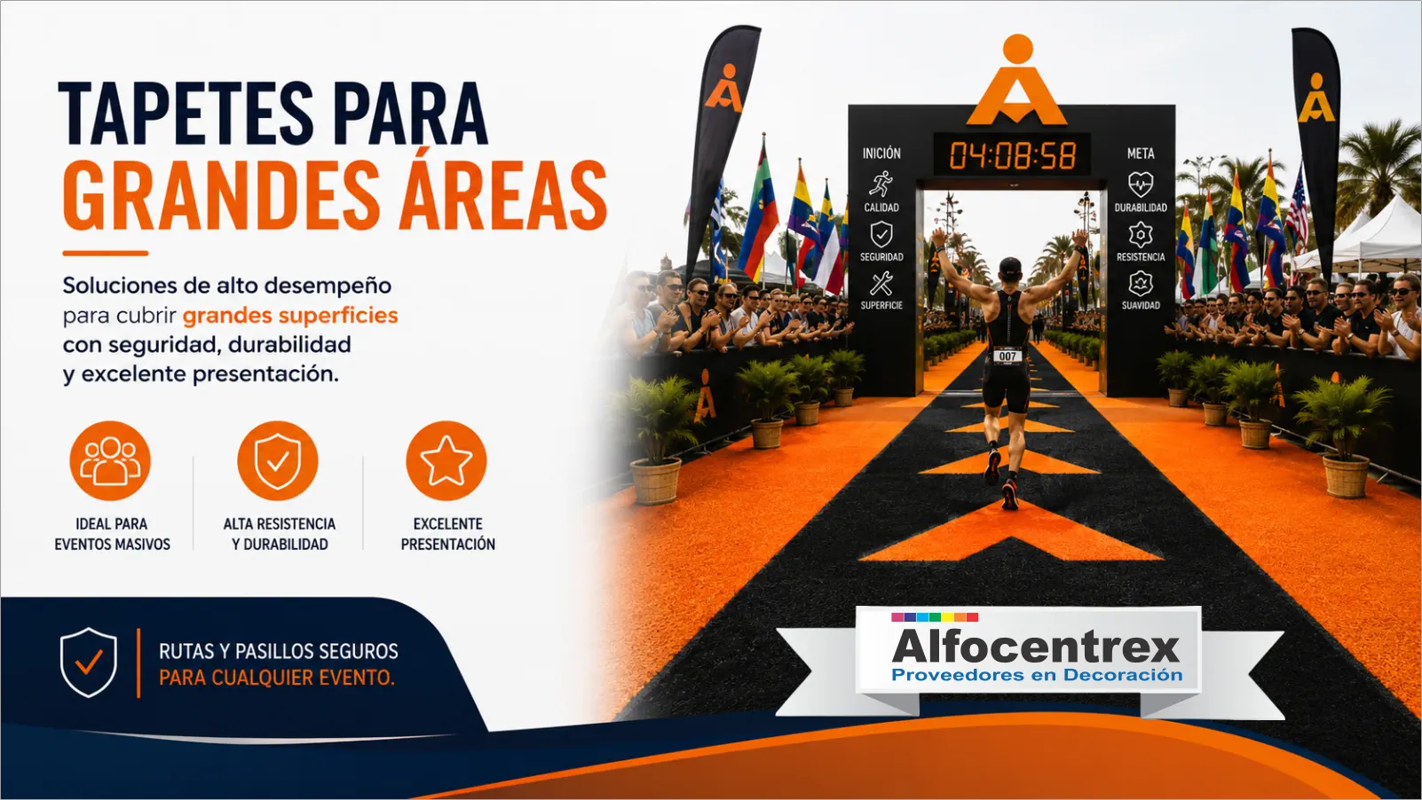 Tapetes para Grandes Áreas Alfocentrex