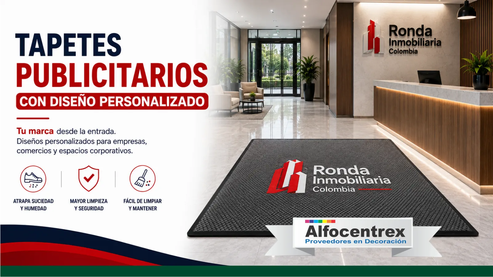 Tapetes Publicitarios Alfocentrex Ronda Inmobiliaria