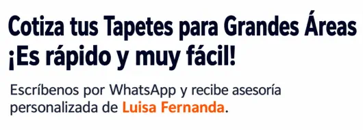 Cotiza Tapete Grandes Áreas Alfocentrex